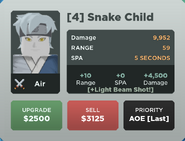 Snake Child Upgrade 4 Card