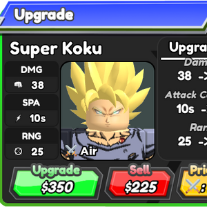 Super Koku - SSJ Goku, Roblox: All Star Tower Defense Wiki