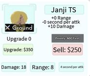Janji TS Base Upgrade Card