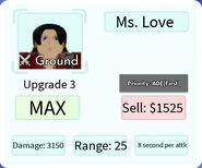 Ms. Love Upgrade 3 Card