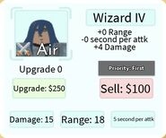 Wizard IV Base Upgrade Card