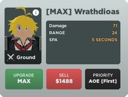 Wrathdioas (Marked) - Meliodas (Demon Mark)