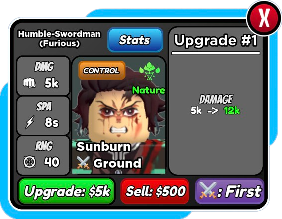 Showcasing The NEW 7 Star Sun Burn Unit Tanjiro In All Star Tower