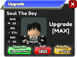 Soul The Boy (Death the Kid), Roblox: All Star Tower Defense Wiki