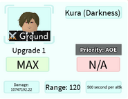 Kura (Darkness) Upgrade Card 1