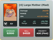 Large Mother (Mad) Upgrade 4 Card