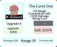 The Curse One Upgrade 4 Card