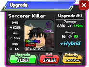 Sorcerer Killer Upgrade 3 Card