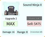 Sound Ninja II Upgrade 2 Card