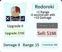 Rodoroki (Enraged) - Todoroki (Half-Cold Half-Hot), Roblox: All Star Tower  Defense Wiki