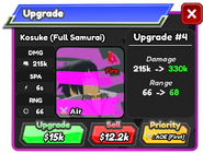 Kosuke (Full Samurai) Upgrade 3