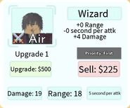 Wizard Upgrade 1 Card
