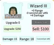 Wizard III Base Upgrade Card