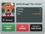 Boggi "The Clown" Upgrade 4 Card