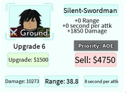 Silent-Swordsman Upgrade 6 Card