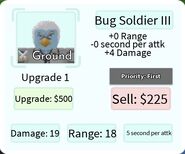 Bug Soldier III Upgrade 1 Card