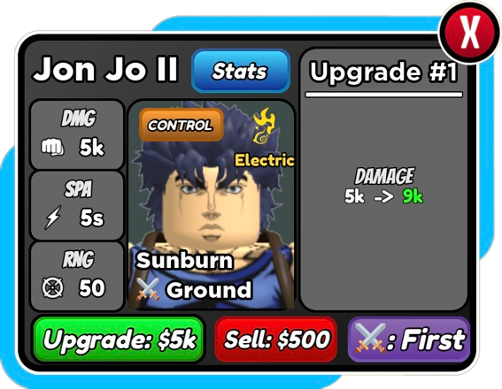 🌟New Jonathan Joestar, Stardust Banner, [UPD] All Star Tower Defense