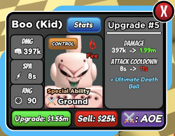 Super Boo (Tokens) - Super Buu (Gotenks), Roblox: All Star Tower Defense  Wiki