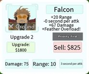 Falcon Upgrade 2 Card