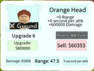 Orange head upgrade 6