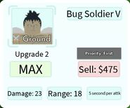Bug Soldier V Upgrade 2 Card