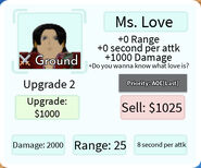 Ms. Love Upgrade 2 Card