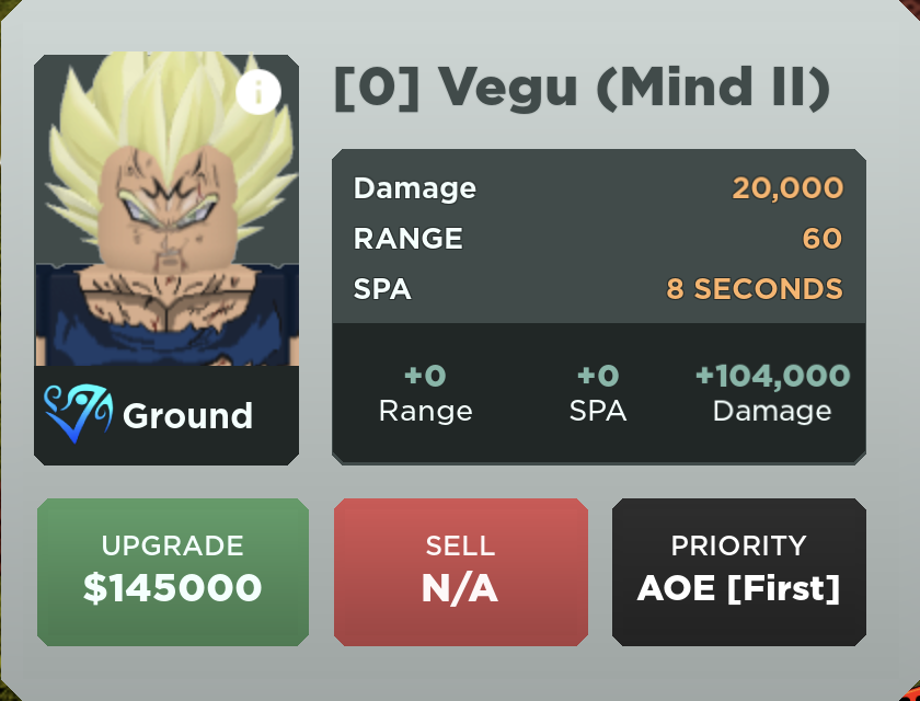 Vegu (Mind II) - Majin Vegeta | Roblox: All Star Tower Defense Wiki
