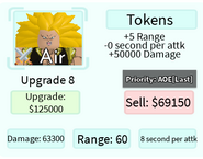 Tokens 8th Upgrade Card