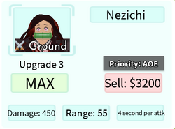 Nezichi (Nezuko), Roblox: All Star Tower Defense Wiki