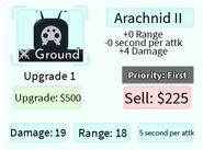 Arachnid II Upgrade 1 Card