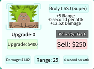 Broly LSSJ upgrade 0