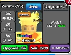 Zaruto (GRR VI) - 6-Tailed V2 Kyuubi Naruto, Roblox: All Star Tower Defense  Wiki