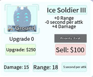 Ice Soldier III Base Upgrade Card