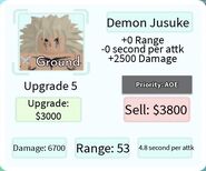 Demon Jusuke Upgrade 5 Card