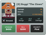 Boggi "The Clown" Deployment Card