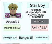 Star Boy Upgrade 1 Card