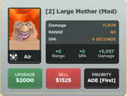Large Mother (Mad) Upgrade 2 Card