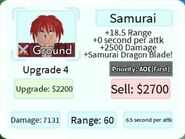 Samurai upgrade 4