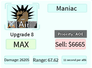 Maniac Upgrade 8