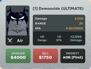 Demonside (Ultimate) Upgrade 1 Card
