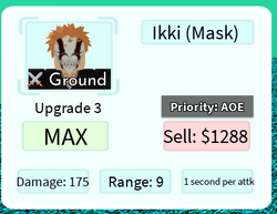 Ikki Potent (HalfMask) - Ichigo (Vizard), Roblox: All Star Tower Defense  Wiki