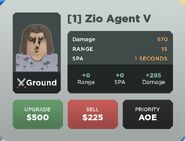 Zio Agent V Upgrade 1 Card