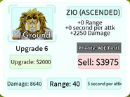 ZIO (Ascended) Upgrade 6 Card