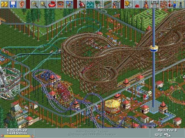 Rollercoaster Tycoon's first gameplay trailer