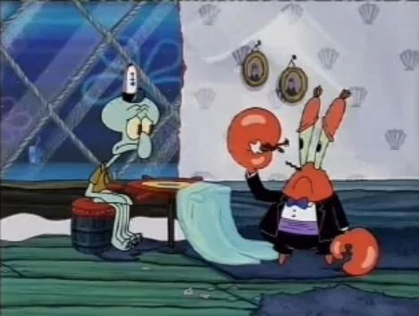 Lucky for Squidward, listening is free.