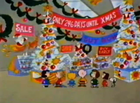 This scene took place during an Easter special....