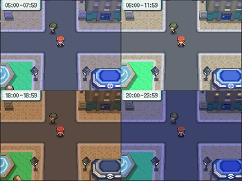 Yes, the guy with the  just stands there all day.