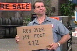 Al Bundy at work.