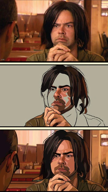 Waking Life rotoscoping 372