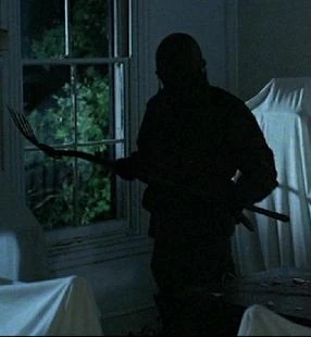 Slasher Movie killer in its natural habitat; stalking the .